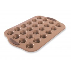 Nordic Ware 24 Cup Non-Stick Freshly Baked Mini Muffin Pan NWR2211